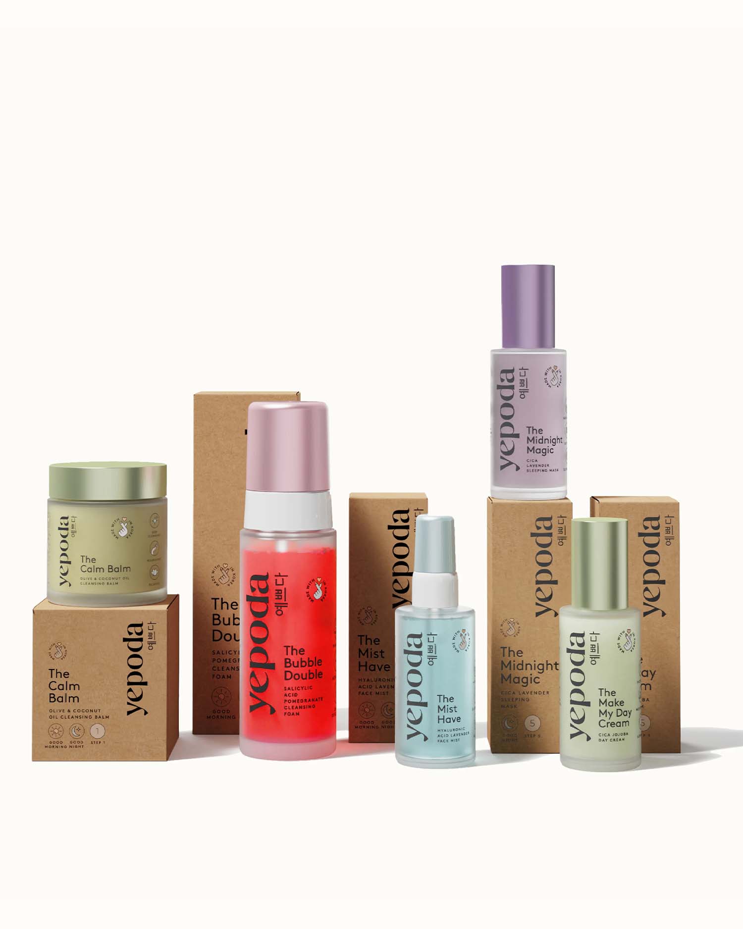 The Day & Night Set - Day To Night Skincare Set - Yepoda